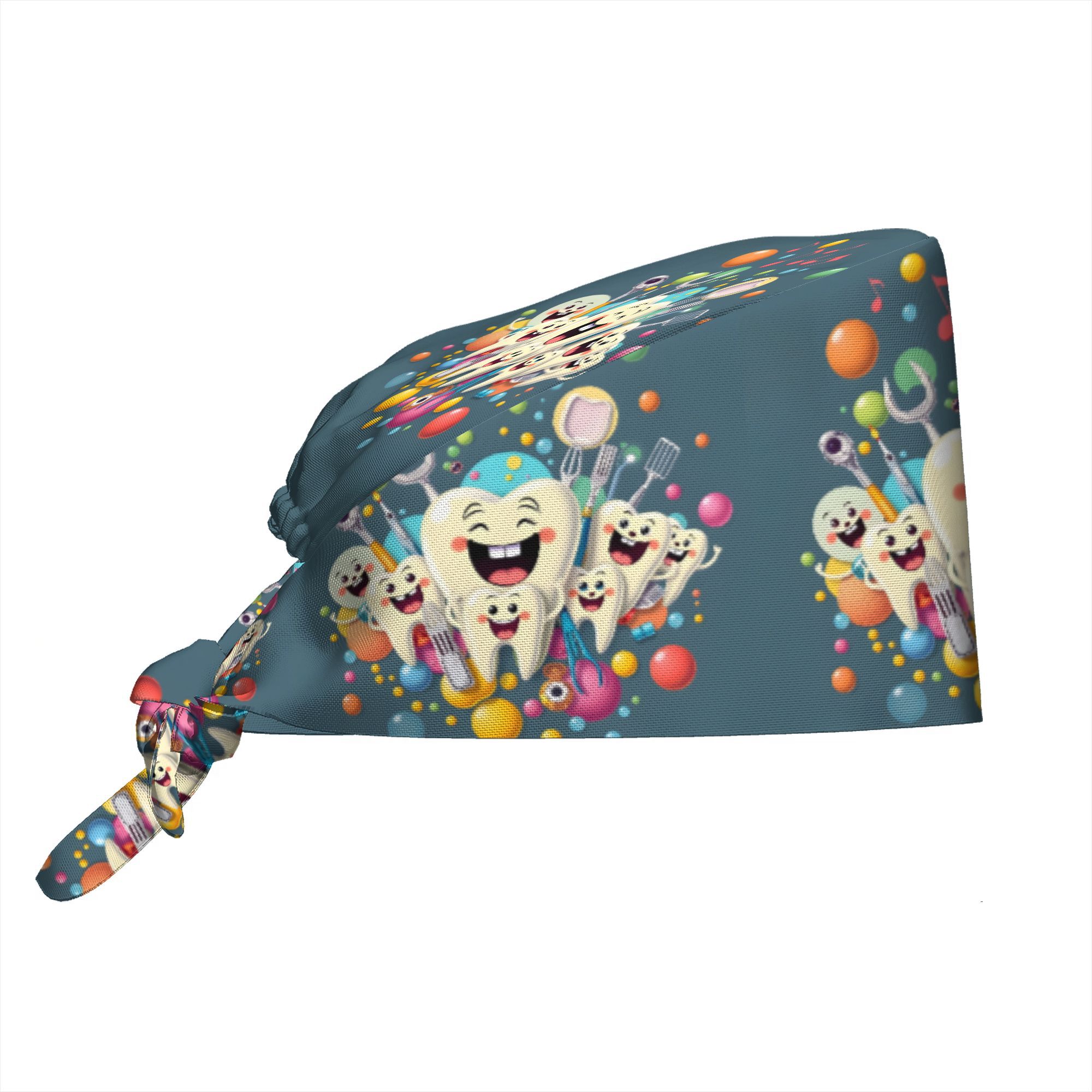 TEMU 1 pz Cappello da lavoro unisex per chef e infermieri con stampa dentale, ispirato alla della orale e al design , che un di professionalit�