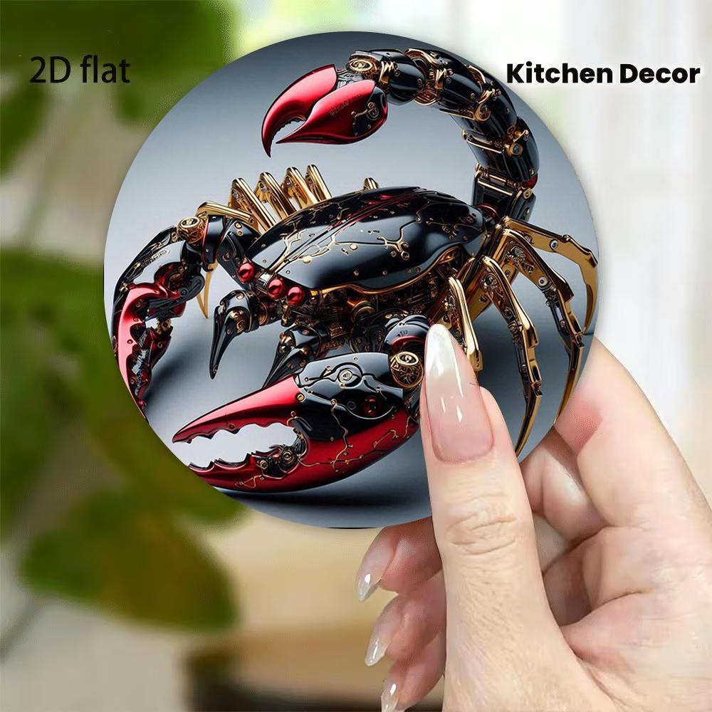 TEMU 1pc 1pcs Magnet Suitable For Decor, Magnetic Fridge Magnets With , Textured Acrylic Craft Gift For,, For /christmas/easter Gifts, 3.15inch X