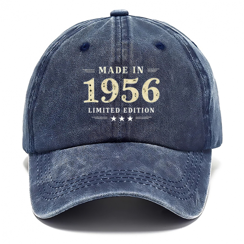 TEMU Cappello stampato in stile vintage 1956, da baseball da per attivit� , cappellino da donna lavato, cappello DAD traspirante e regolabile, per