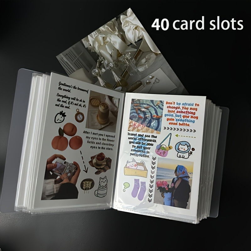 A Spacious 5-inch Binder Designed Specifically For Cards, Game Cards, And Collectibles, Containing 20 Pages—a Dustproof, Wrinkle-resistant, And Loss-prevention Loose-leaf Album