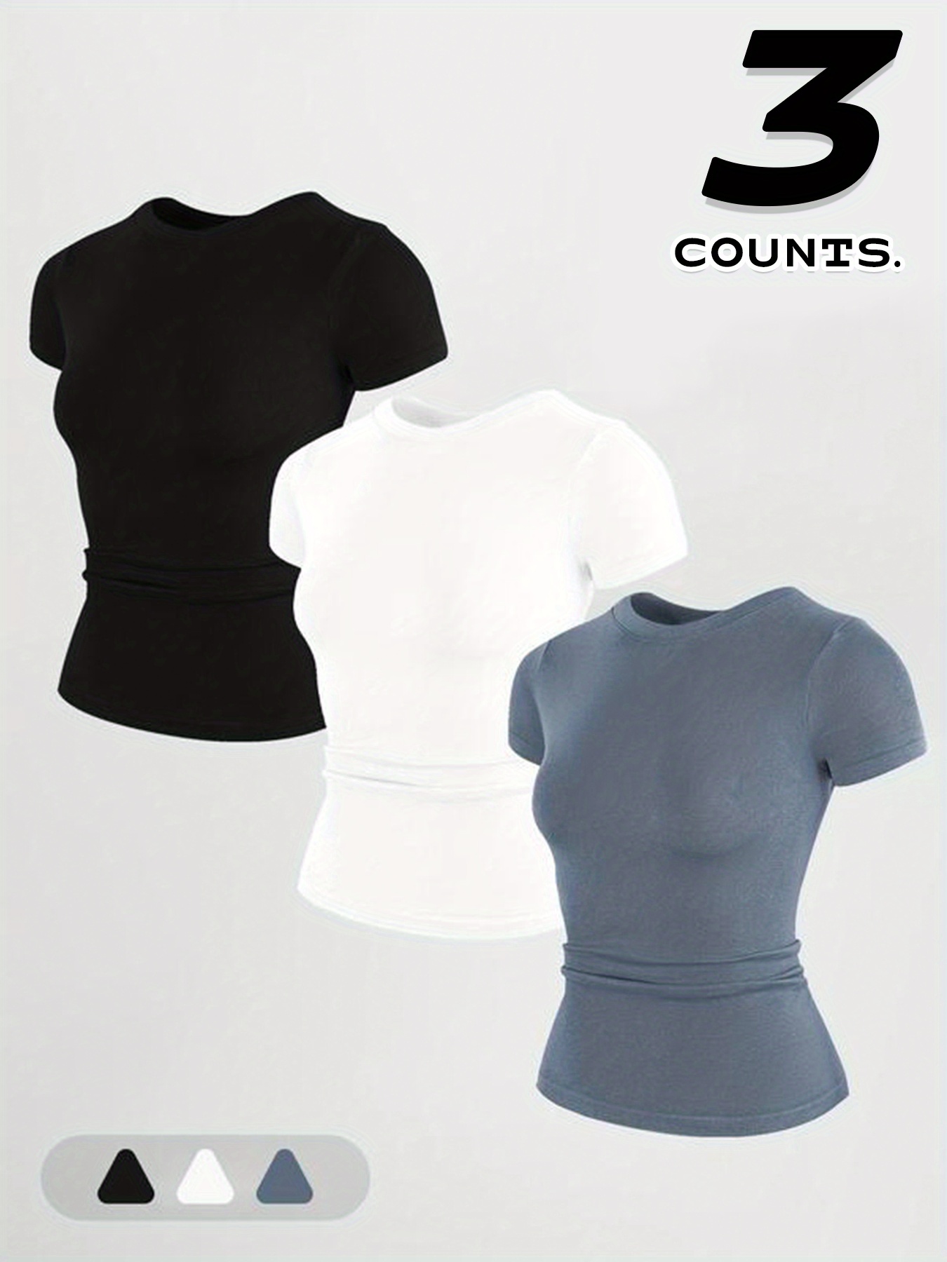 yoga t shirt sold on Temu United States