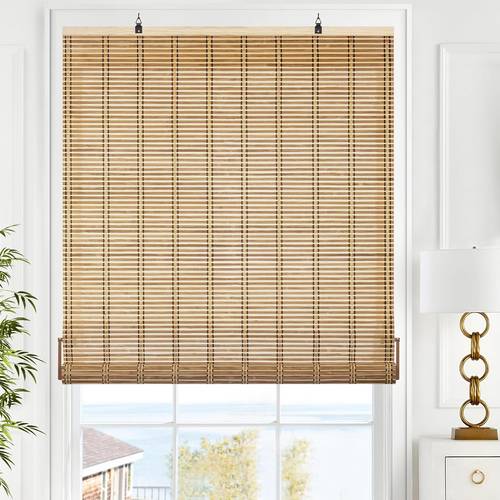 bamboo shades roll up shading for windows light filtering hanging window blinds bamboo shades for patio indoor outdoor porch