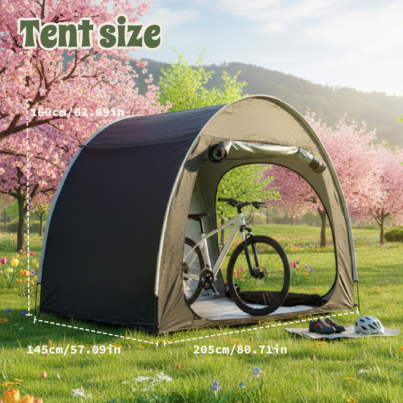 plastic storage sheds sold on Temu Canada