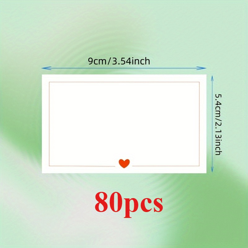 TEMU 40/80 Hojas de Tarjetas de Felicitación con Naranja y Recortes de - Multilingüe Adecuado para Tarjetas de Ocasión (, , Día de San Valentín) -