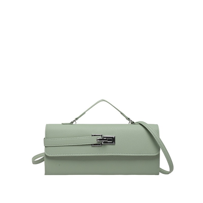 Vintage Rectangular Leather Handbag Shoulder Crossbody Bag Ladies_voghion.com