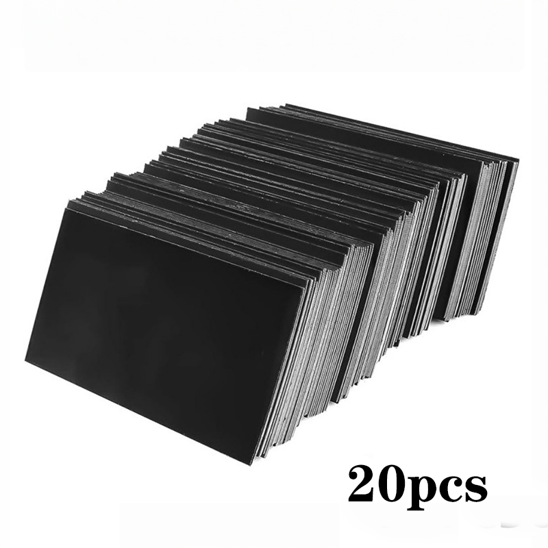 Image of 20pcs Flexible Magnetic Stickers, Rectangular Design, Self-adhesive, Reusable, No Residue. Ideal For Refrigerators, Walls, Glass Surfaces, Crafts, And Holiday Party Decorations