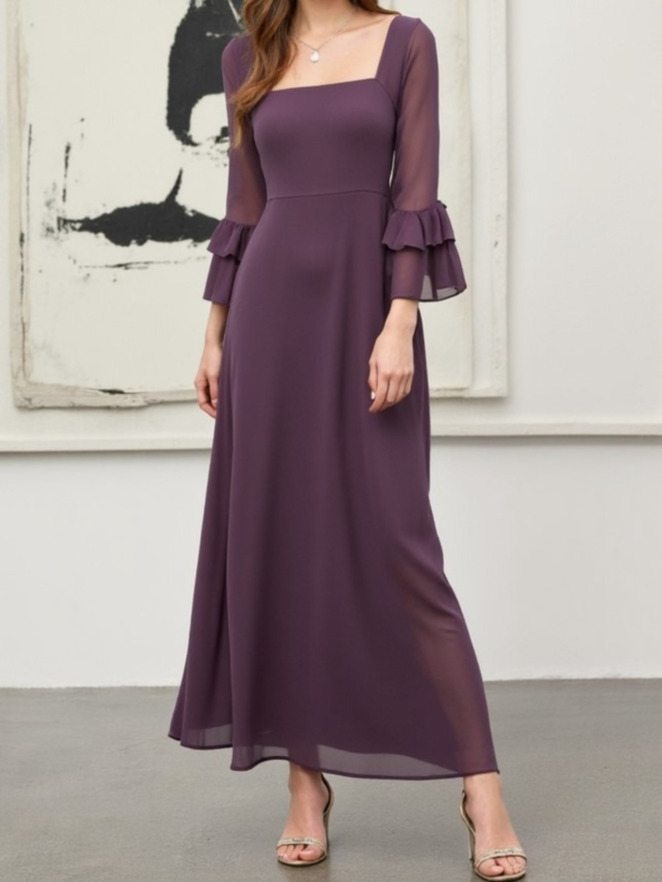 strapless open back dress 45