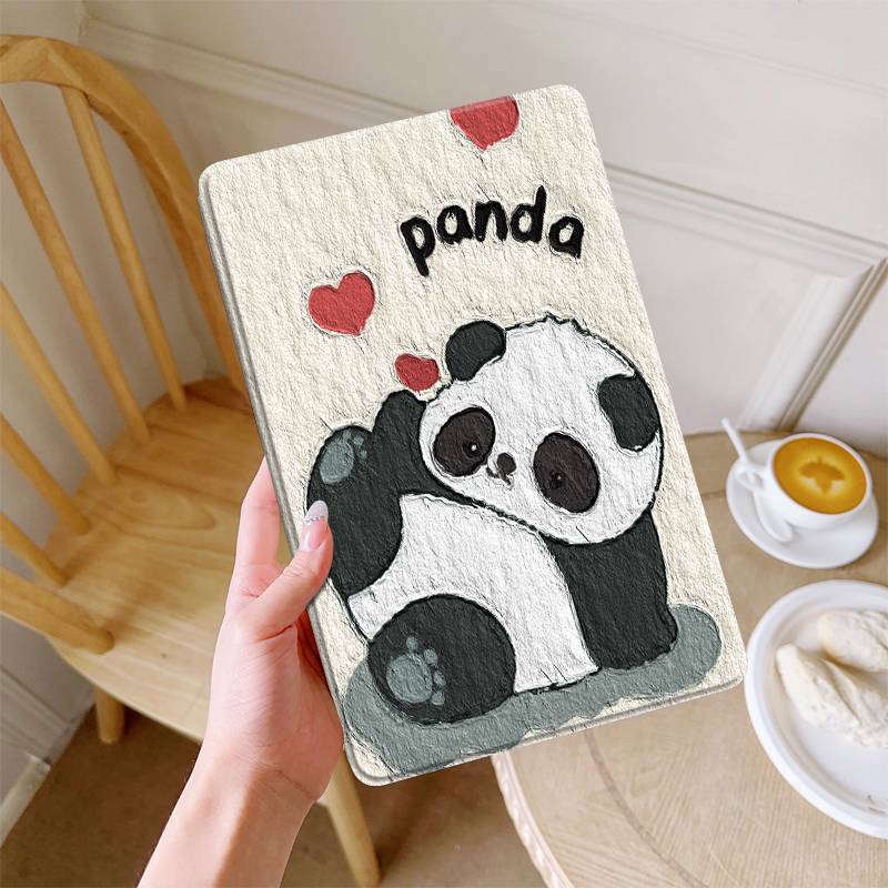 

Cute Pattern Foldable Tablet Case For Pad, Pad Pro, Xiaomi 4/, Pad Se - Multi-angle Sleep/wake , Soft Artificial Leather Protective Cover