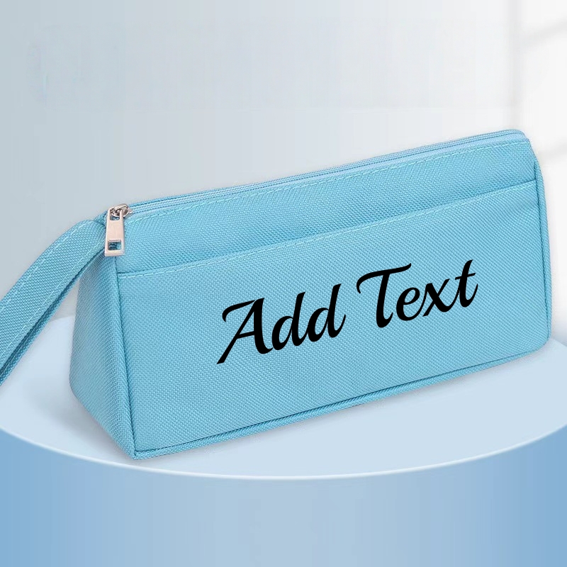 TEMU Astuccio con Personalizzato, Borsa per Cancelleria con , Sensazione Premium, Organizzatore per Studenti, Portamatite, Astuccio per Penne ed