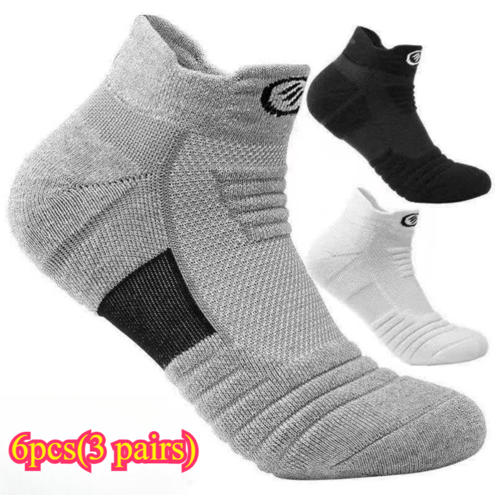 E-shop 6 Stück / 3 Stück Unisex Kurze Socken für Frühling und Herbst | Weich und hautfreundlich, feuchtigkeitstransportierend und atmungsaktiv,