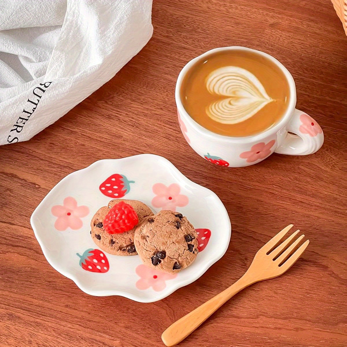 ceramic coffee mug with saucer - elegant  , dishwasher & microwave safe cup for home, office, or gift -   women, tea,  , latte - durable ceramic cup with matching saucer, home drinkware, stylish drinkware,    , beverage container,  , office drinkware, decorative drinkware, premium  ,  , women s accessory, floral pattern, coffee enthusiasts, fruit or garnish meal enhancement (),   set, small business Product details 0