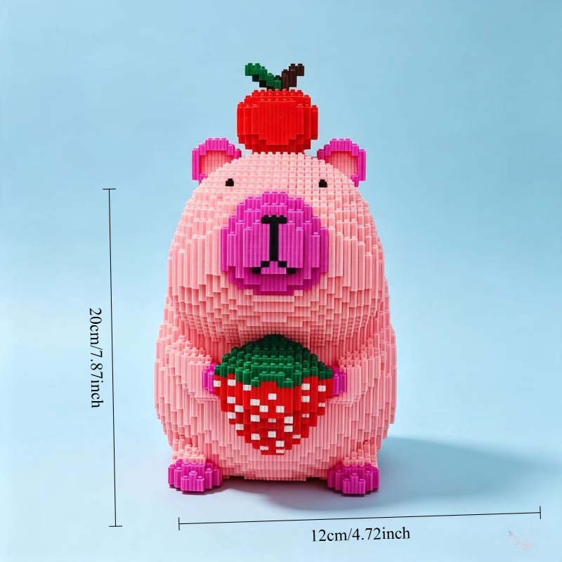 Micro Building Blocks Capybara, Cute Gift