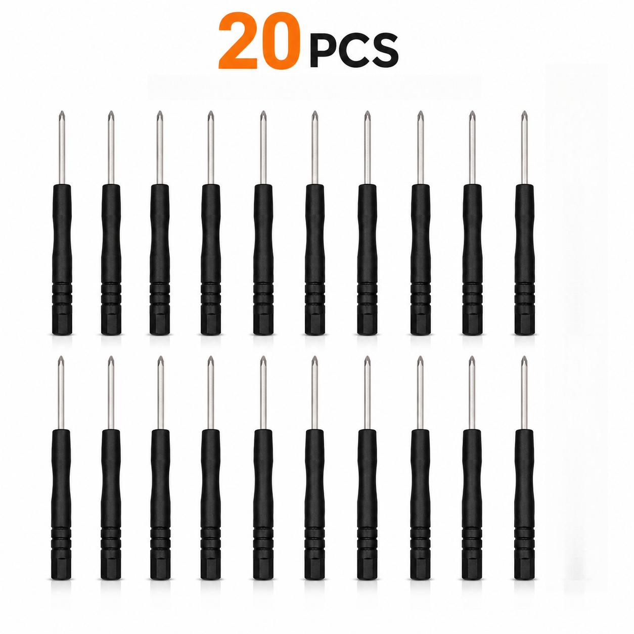 TEMU Jeu de 20 mini tournevis, adapté à la réparation de jouets et au bricolage – Tournevis micro cruciforme 2 mm, conçu pour les amateurs et la