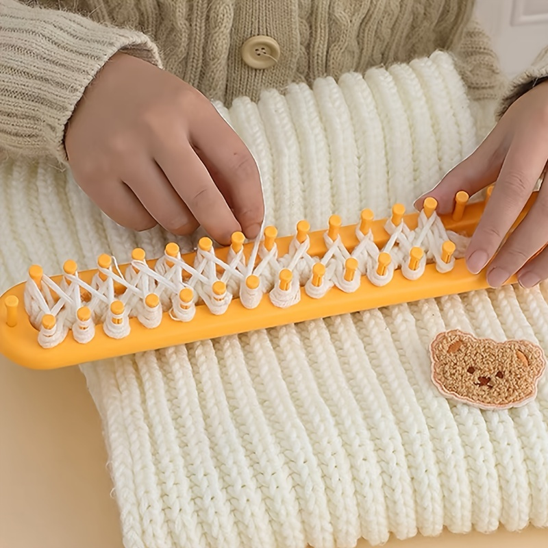 

Diy Hand Weaving Kit For Beginners - Plastic Knitting Set With Knitting Tools, All Crafting Set, Handmade Weaving Machine