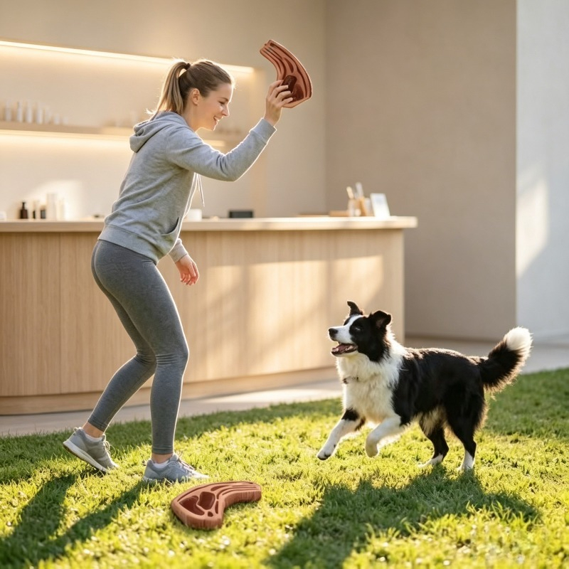 Realistic Meat-Shaped Dog Chew Toy, Dental Cleaning Bone