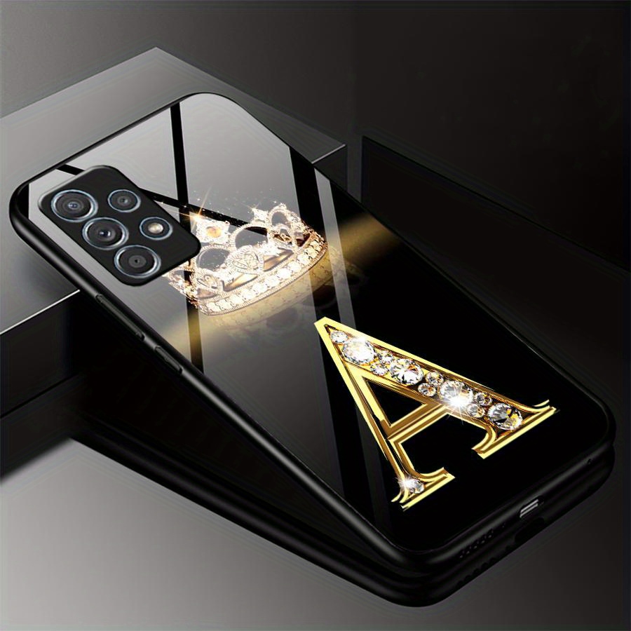 TEMU Fashion Crown Letters A Phone Case For For Galaxy A15 A14 A13 A12 A11 A25 A24 A23 A22 A21s A73 A72 A55 A54 A53 A54 A42 A34 A33 A32 Cover Shell