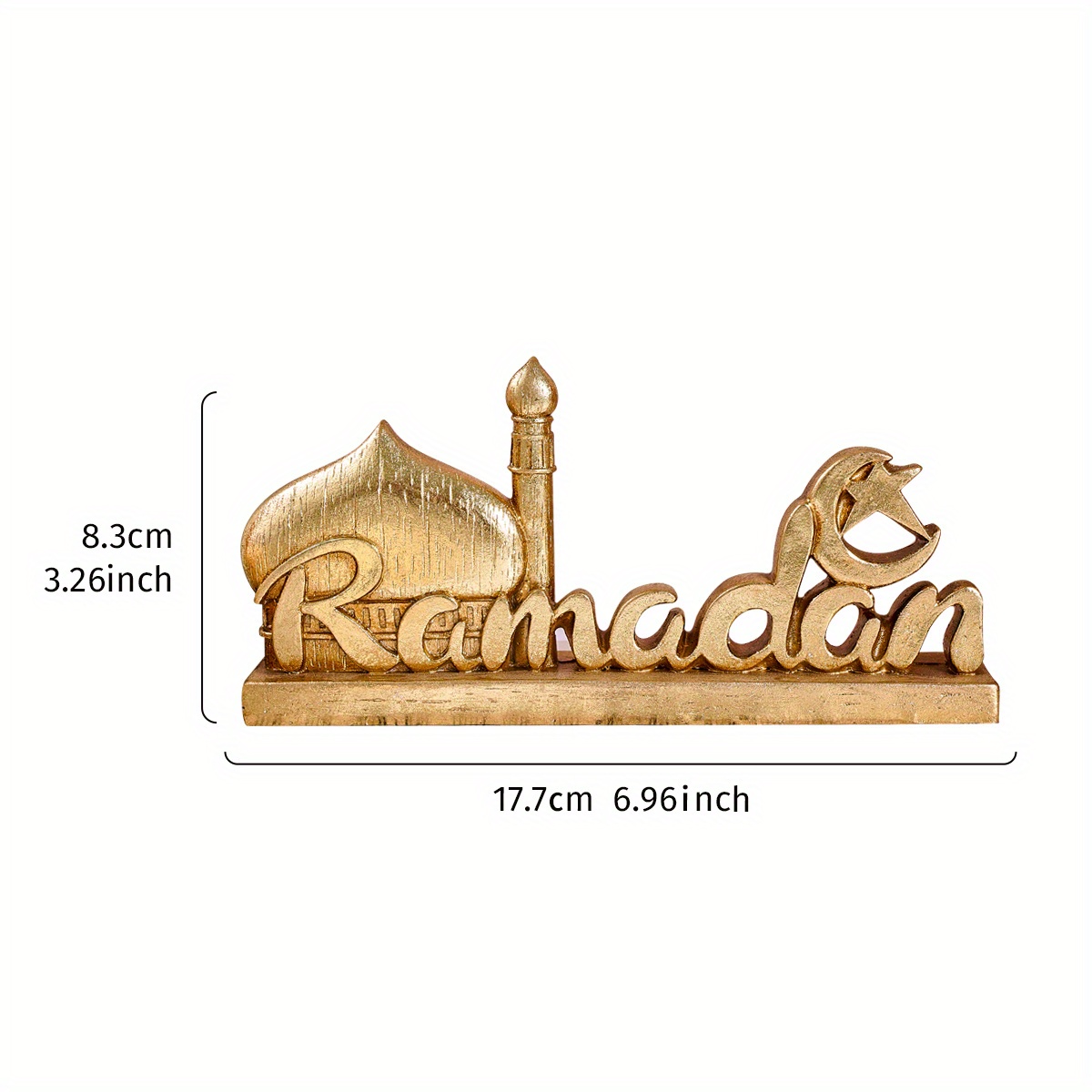 Collectible Figurines ,decorative Ramadan Alphabet Home Ornament In Resin Material, A Creative Decoration For Eid And Ramadan Celebrations.