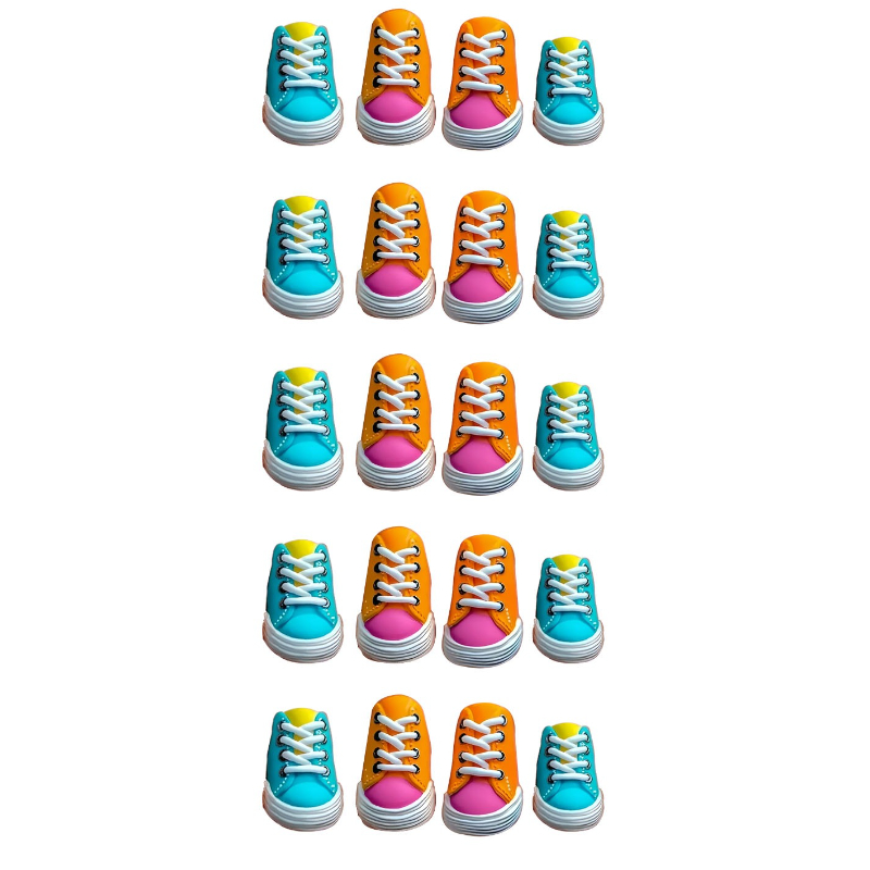 1pc Water Transfer Nail Sticker With And Lined Shoelace Pattern, Suitable For Daily Decorative Nail Art