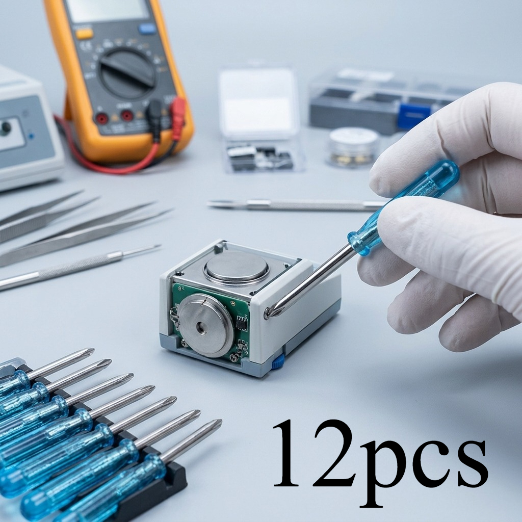 TEMU 12pcs Mini Screwdriver Set, Precision Cross Screwdriver, Portable Hand Repair Tools For Glasses, Watches, Electronics, Toy Maintenance And Diy