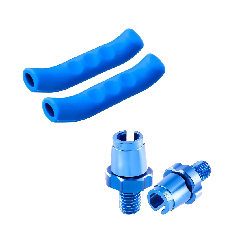 TEMU 4pcs Bicycle Brake Lever Grips Including M7 Bicycle Brake Adjusting Screws And Bike Brake Lever Colorful Bike Shifter Cable Adjuster Bolts