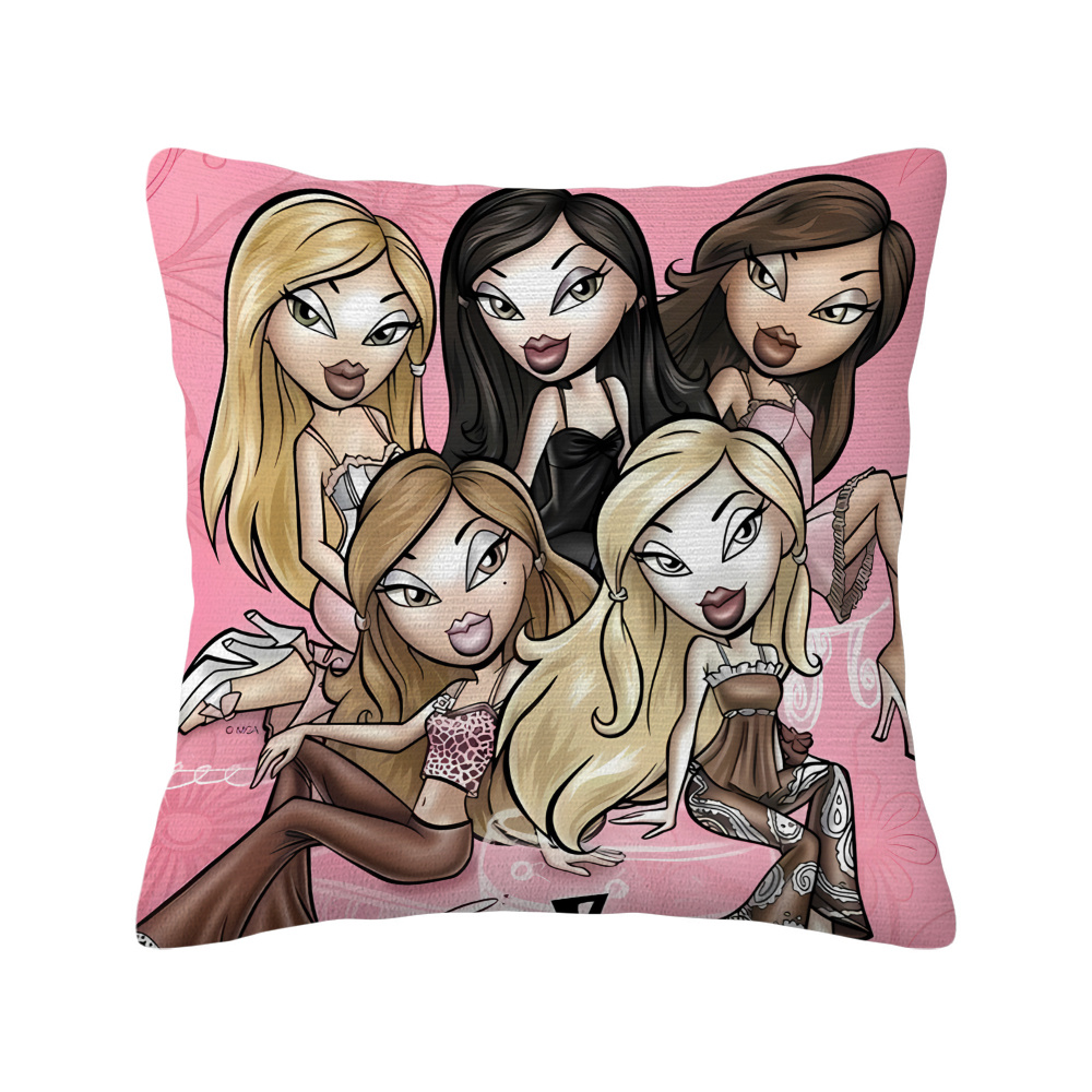 TEMU 1pc Fashionable 45x45cm Double-sided Print Polyester Pillow Cover, Fun Home Decor, Suitable For Sofa And Home Decor Throw Pillows | | Zipper