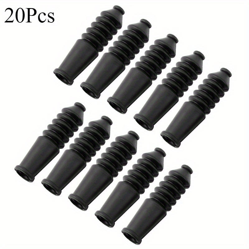 Image of 20pcs V Brake Cable Rubber Boot Protectors Durable Dustproof Brake Noodle Protection Cover For Mtb Road Folding Bike Brake Line