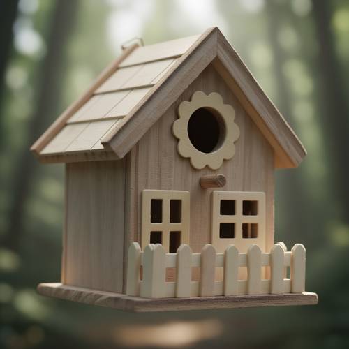 a wooden birdcage suitable for ideal for honeyeaters and parrots outdoor patio decoration durable wood construction hanging feeder no batteries required