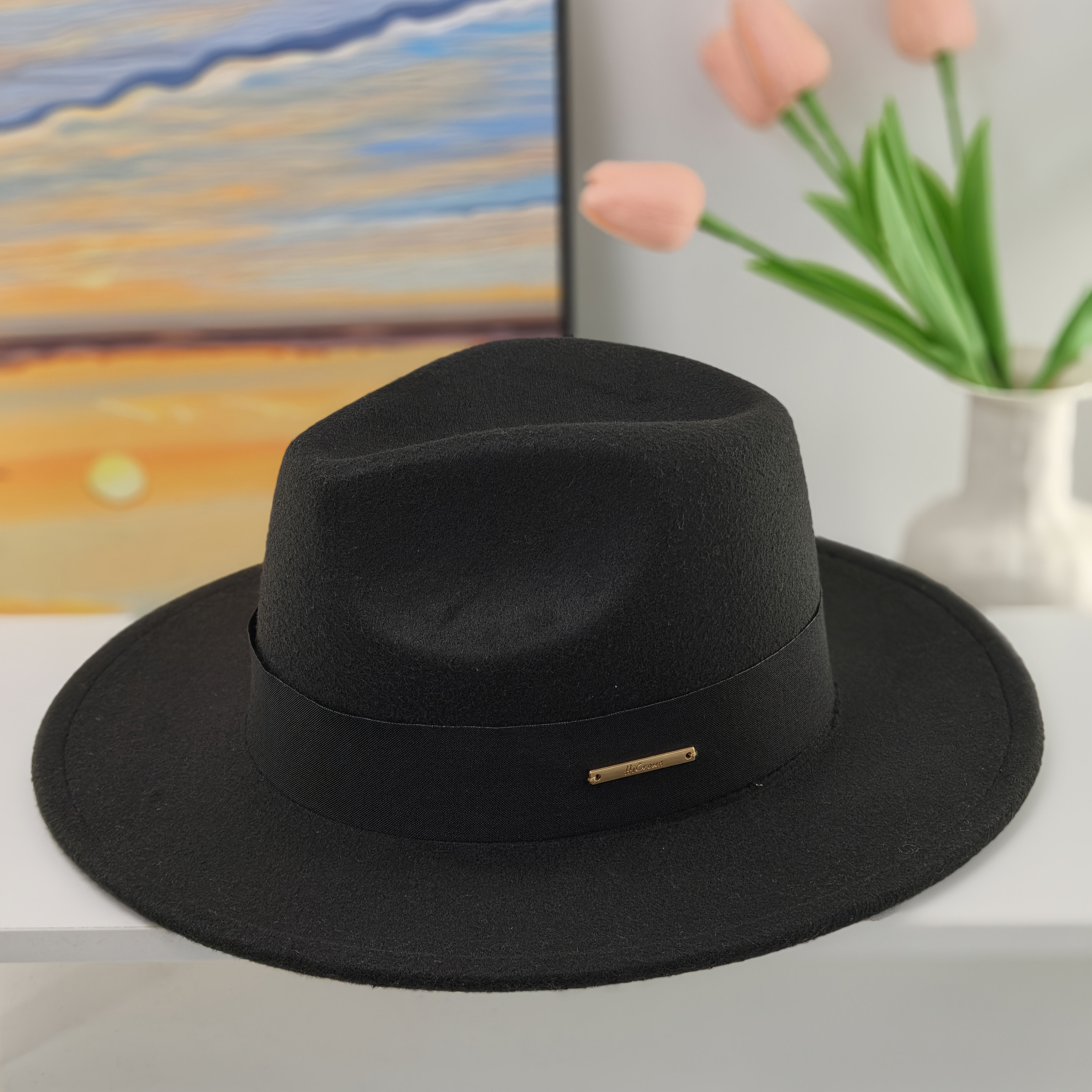 TEMU A Panama Hat, British Style Fashionable Versatile Outdoor Unisex Cap