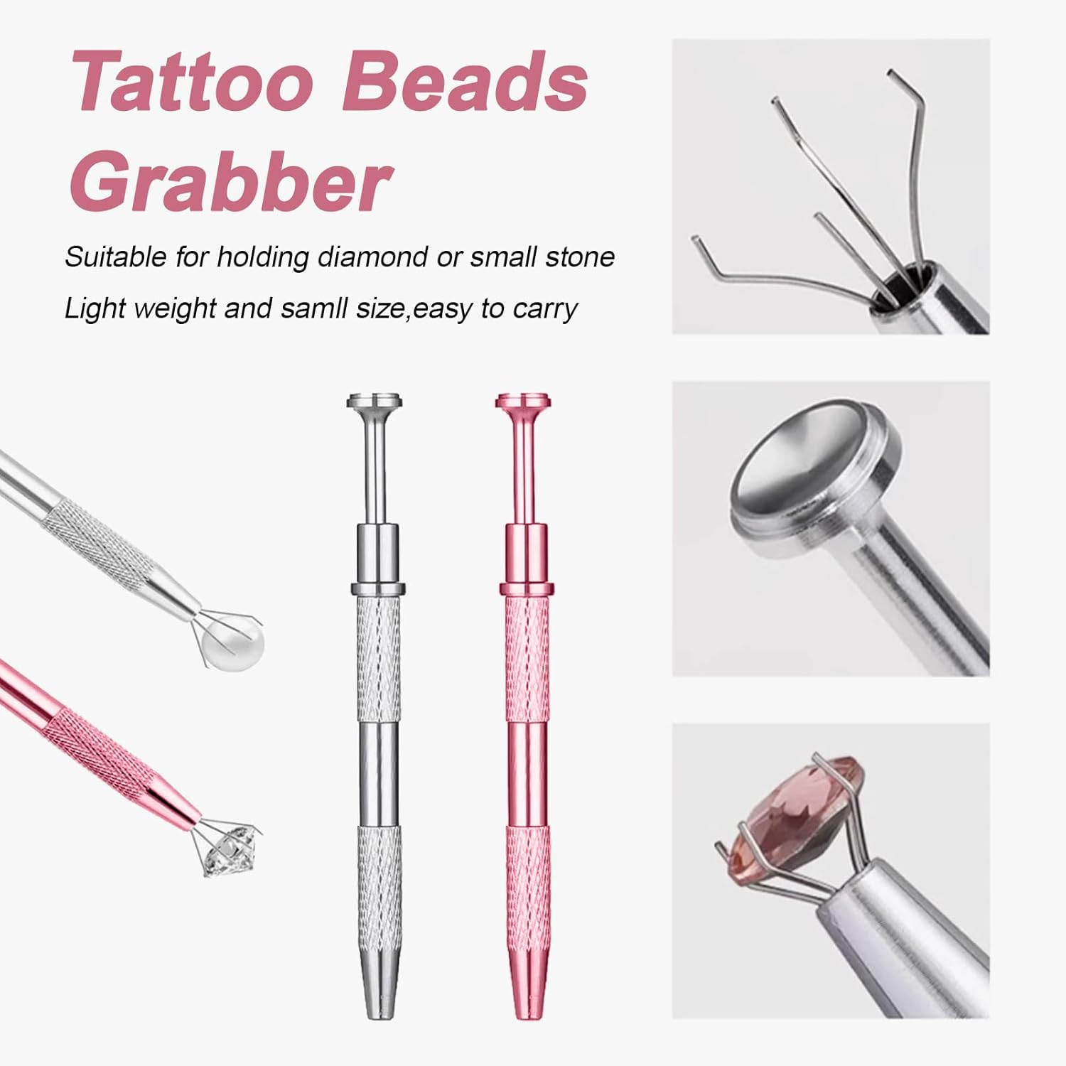 2pcs Mini Grabber Pens for Piercing Ball Holders
