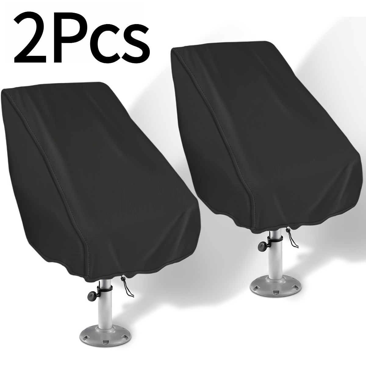 TEMU 2pcs Marine Seat Cover Set, Fits Most Standard Marine Seats. -resistant Fabric Provides A , Effectively Blocking Dust, Oil Stains, And To Extend