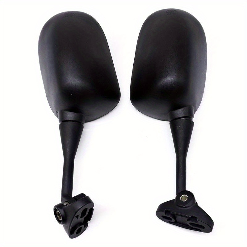 Motorcycle Side View Mirror for CBR600/CBR900/CBR1000 - Fit, Flat Reflective Surface, Durable Black Design, Easy Installation, Enhanced Blind Spot Reduction, Motorcycle Modification, Sleek Mirror Design, Highquality Mirrors