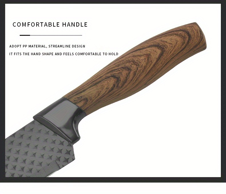 7pcs/6pcs Stainless Steel Kitchen Knife Set- Multi-purpose Knife, Including Watermelon and Fruit Knife, Chicken Bone Scissors- Essential Tools for Home and Restaurant Cooking, Perfect for Kitchen Accessories Gifts, Restaurant Essentials