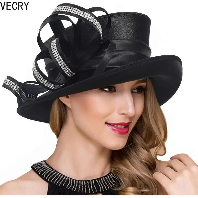 womens derby church hats elegant bridal wedding dress - Temu womens derby church hats elegant bridal wedding dress - Temu