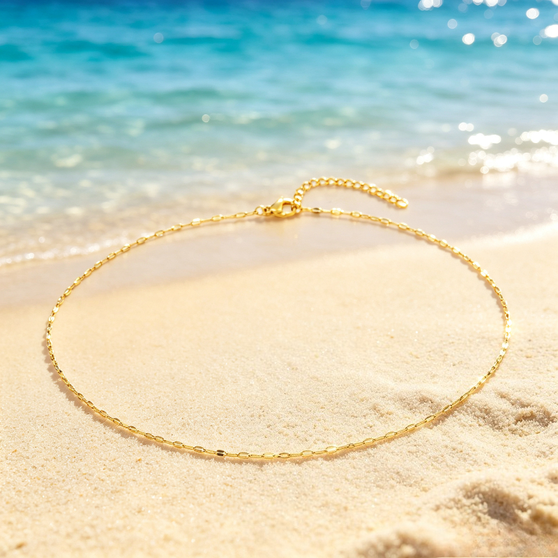 Women's 18K Plated Double-Layer Heart Pendant Necklace