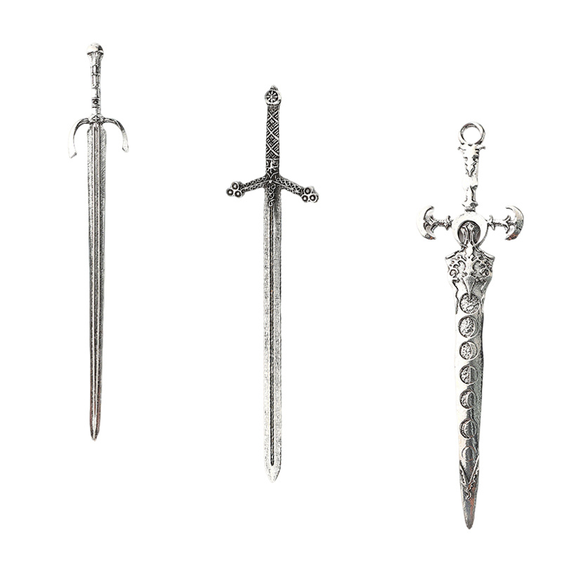 TEMU 3pcs Vintage Sword-style Hairpin Set For Women, Updo Hairpins, Fashionable And Trendy Niche Hair Accessories, Nordic Style Party Jewelry,
