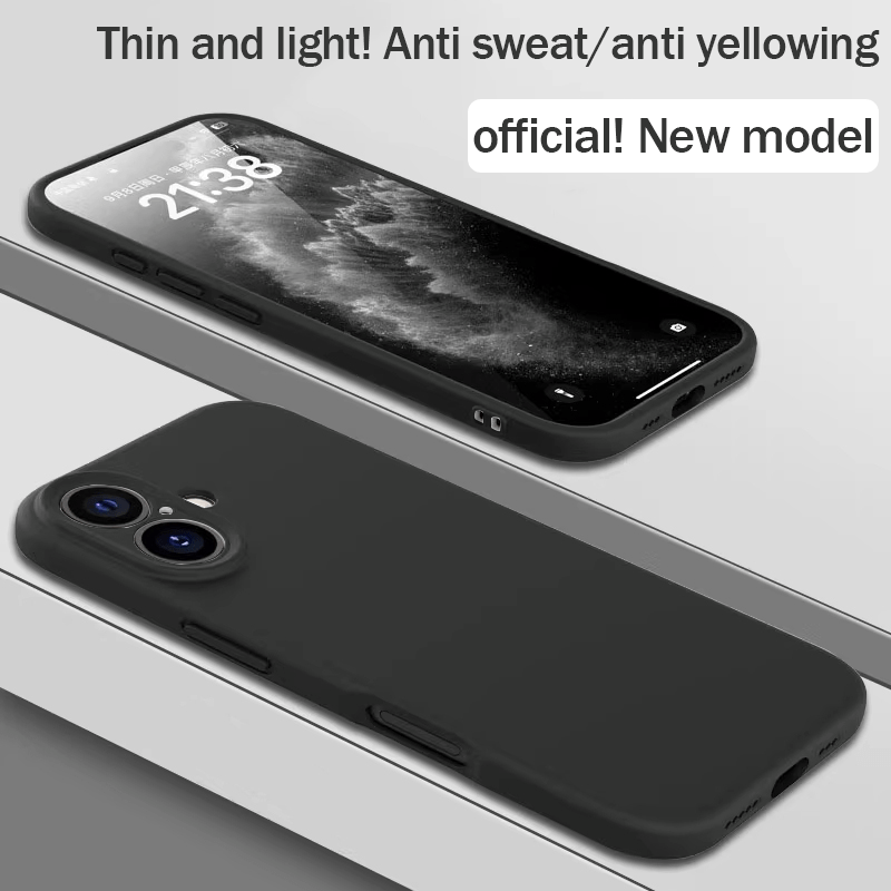 TEMU Coque de téléphone - Facile et premium, couleur unie, adaptée pour Iphone , coque de protection pour téléphone, 16Pro nouveau modèle, 15