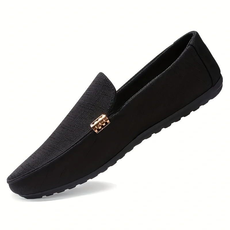 Zhenyuezu Autumn New Men's Fashionable and Simple Indoor Casual Shoes, Home Shoes, Lightweight Business Casual Loafers