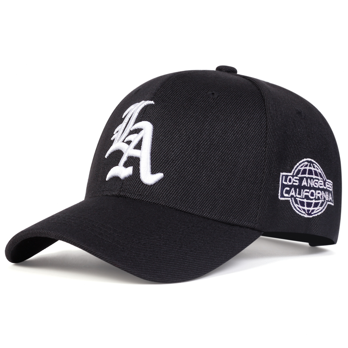 Image of Women's Gothic La Baseball Cap Side Earth Fashion Five-panel Hat Outdoor Adjustable Sun Hat Casual Cap Suitable For Spring Autumn Travel Beach Party