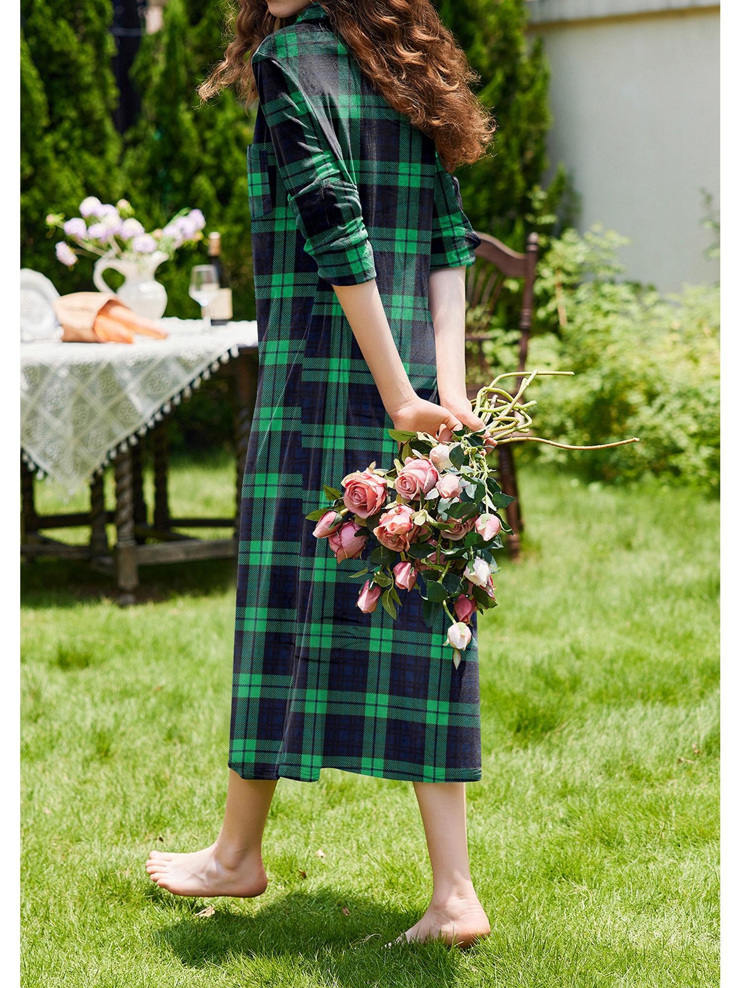 navy blue dress for baby girl Winter Must-Have: KJP Flannel Dresses – ThePreppyMAG main image 1