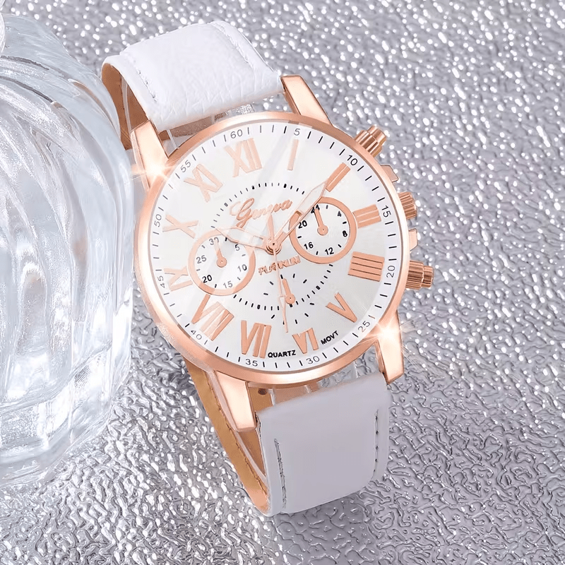 a set of 10 quartz watches unisex sporty and stylish   couples romantic and minimalist great for party decoration featuring faux leather straps and quartz movements ideal gifts for birthdays mothers day fathers day details 3