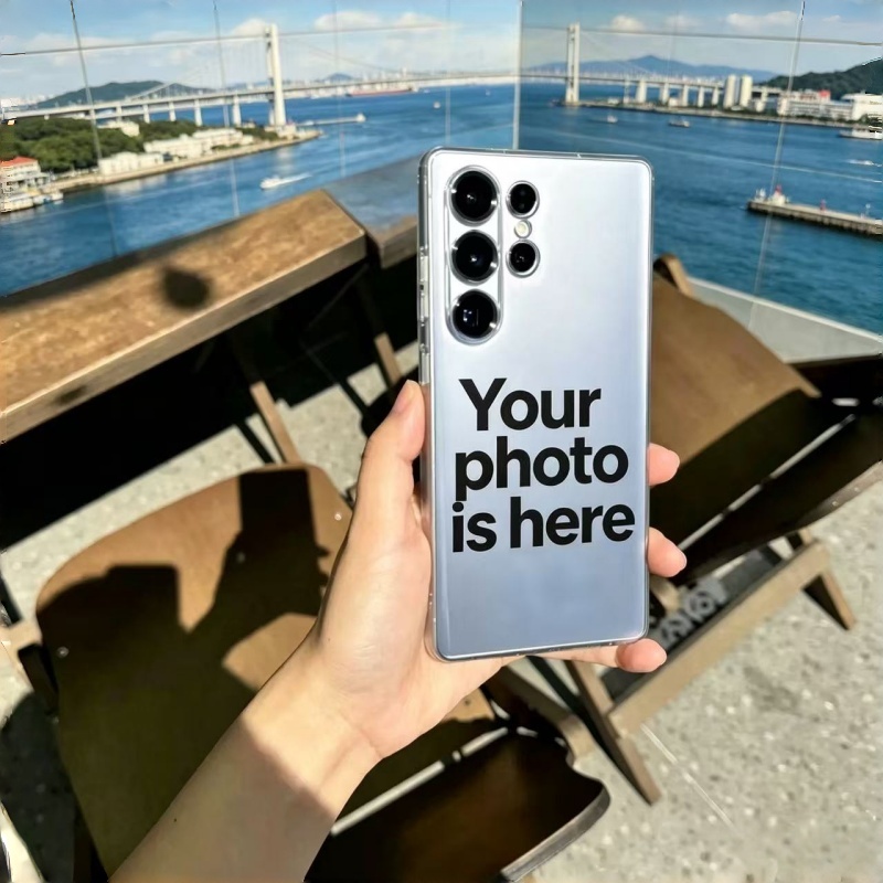 TEMU Custodia per telefono: Custodia personalizzata fai da te con foto stampata in HD: Adatta per for S26/S25/S24/S23/S22/S21