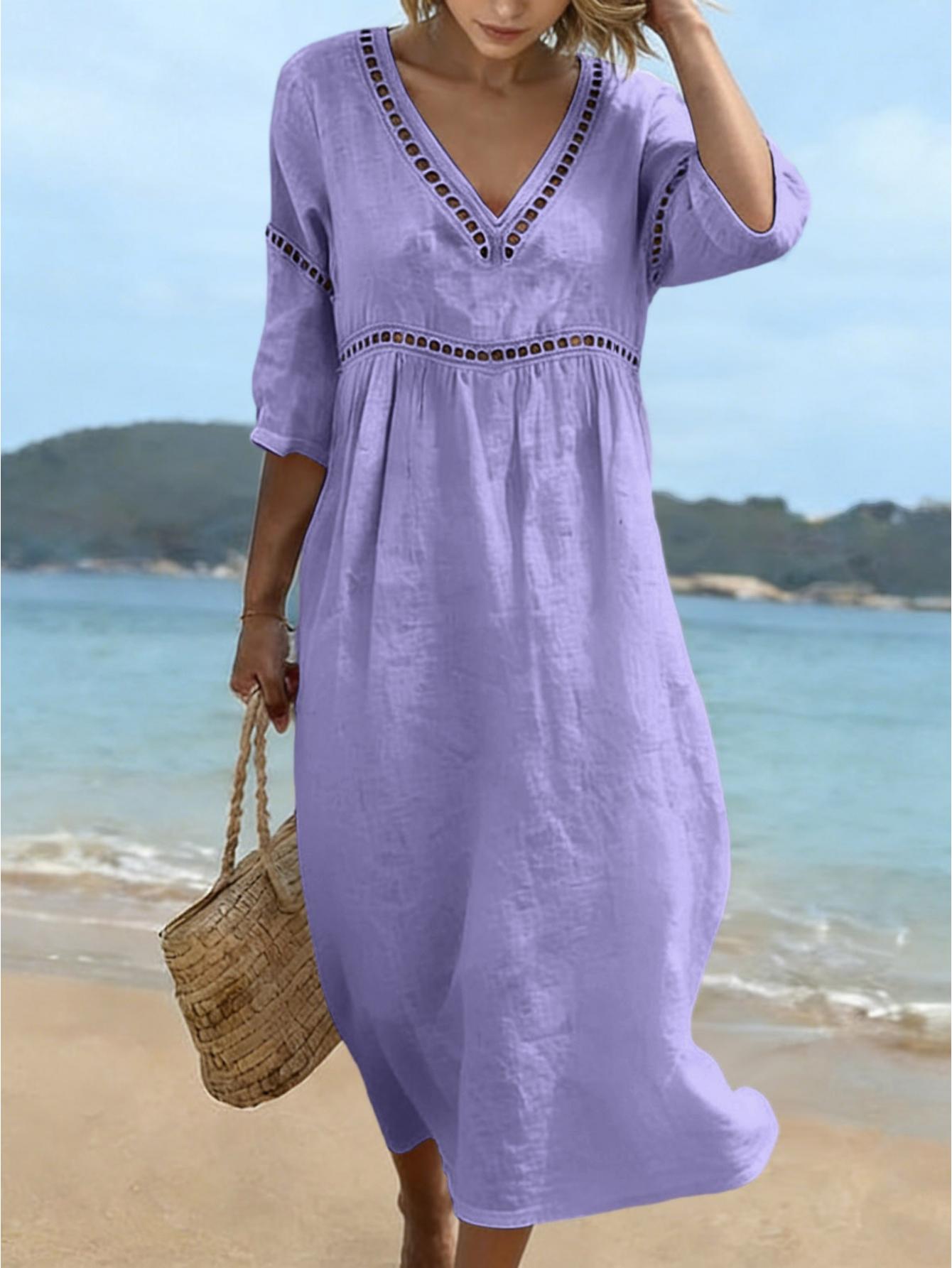 linen dress dresses sold on Temu United States