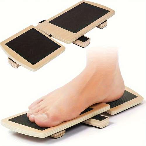 Planche D'équilibre En Bois Monobloc – Entraînement Cheville Et Pied, Idéale Pour Rééducation, Posture Et Renforcement