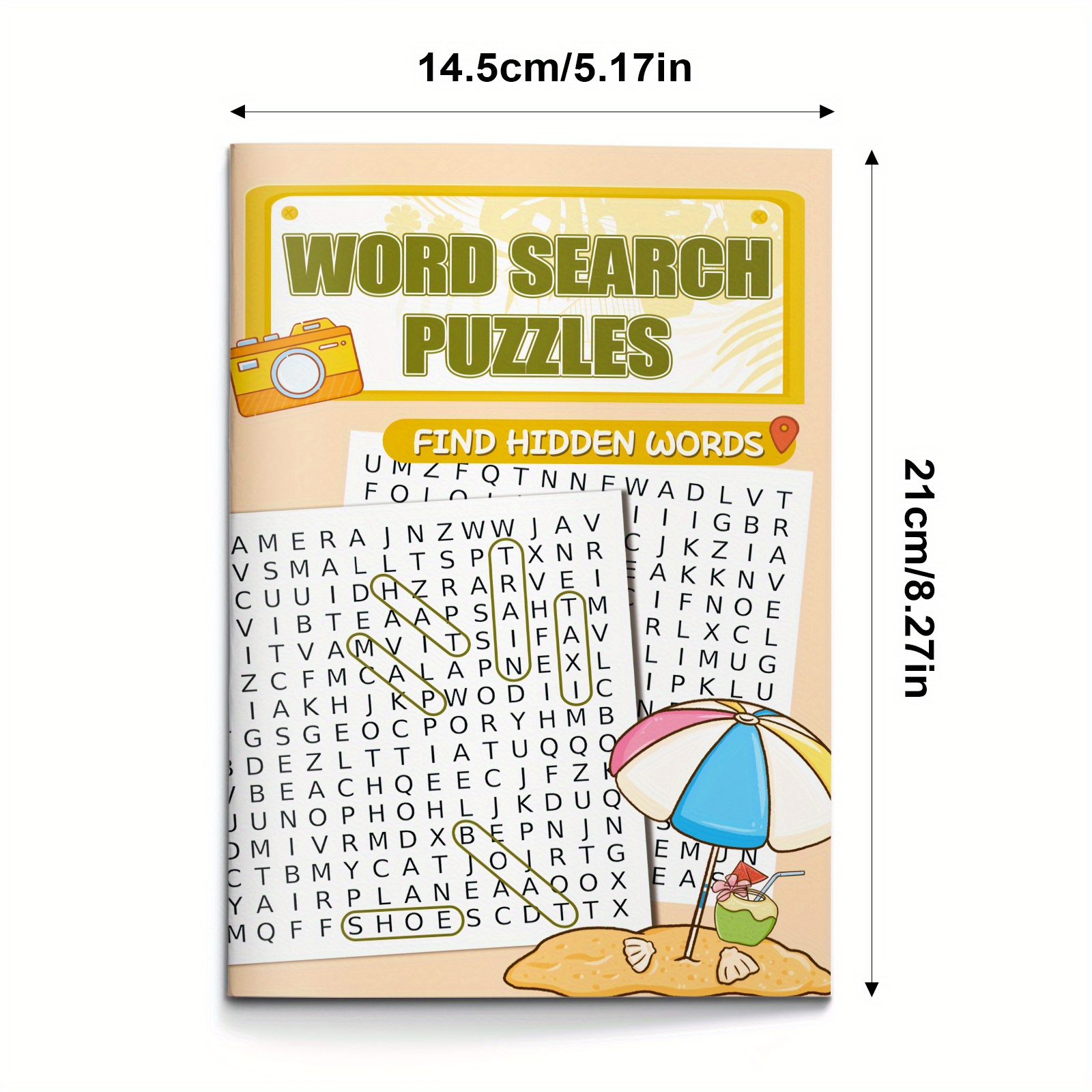 Word Writing and Search Puzzle Book: A Fun Way to Practice Spelling and Expand Vocabulary