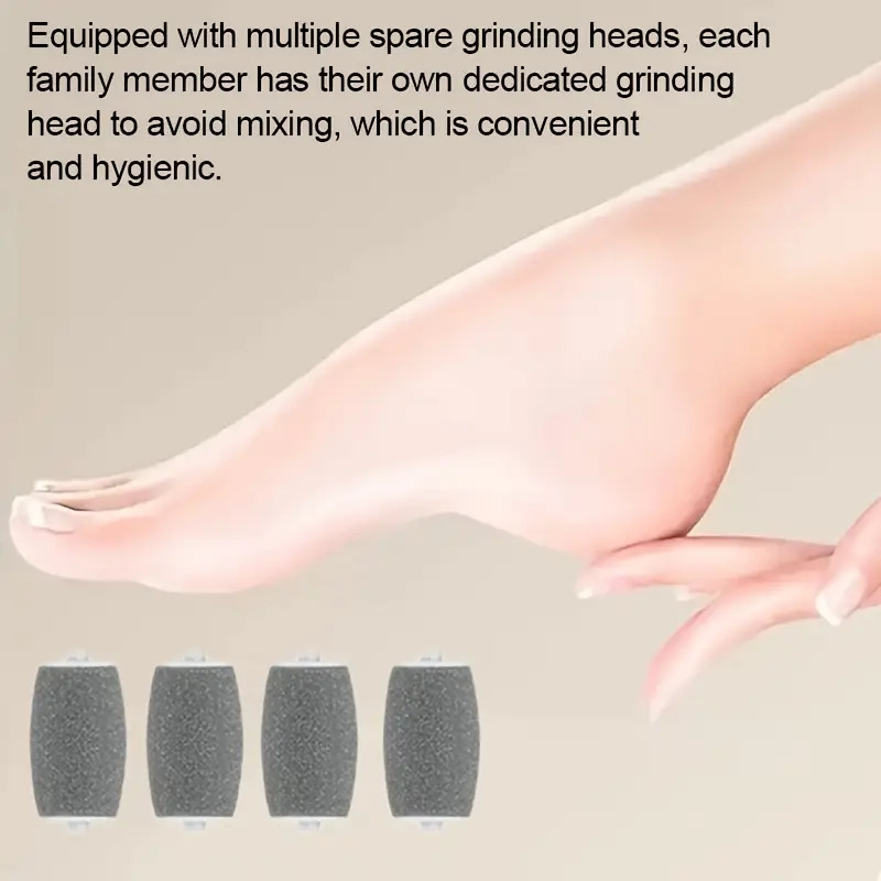 1pc Electric Foot Grinder, Rechargeable Thick Leather Polishing Foot Grinder, Foot Grinder
