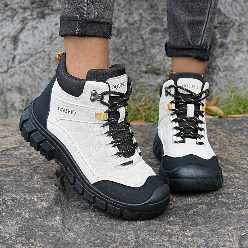 Women's Retro Boots, Thick-Soled Comfortable Wide Toe Outdoor Shoes