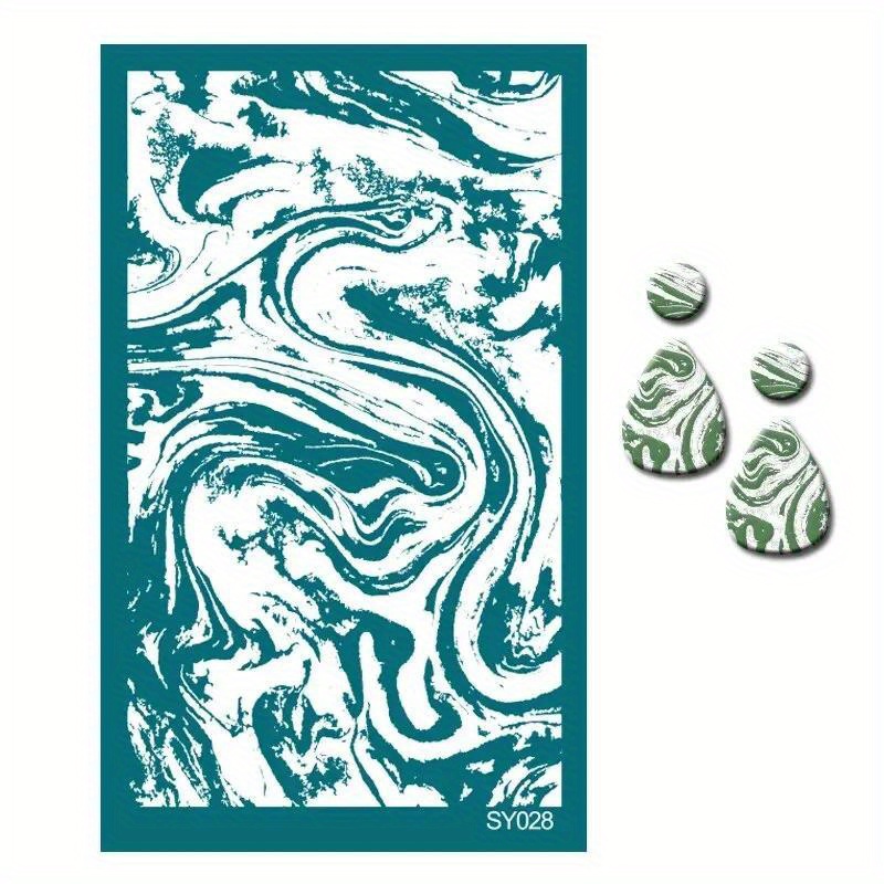 New Screen Stencils for Polymer Clay Reusable Print Kit