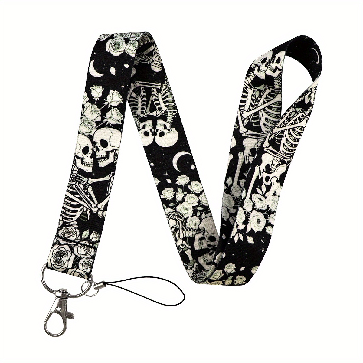 Image of 1pc Lanyard Keychain For Id, Credit Card Cover, Mobile Phone Charm, Neck Straps, Holder, And Key Holder Additions