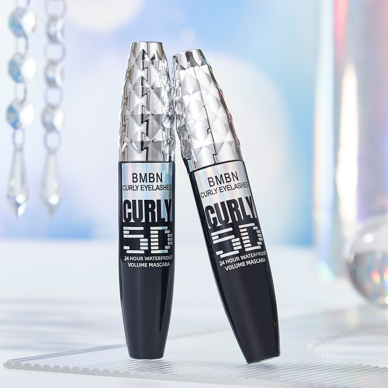 1-Pack 5D Mascara - Waterproof & Sweatproof, Non-Greasy Formula, Long-Lasting Curling & Volumizing Effect, Smudge-Proof Mascara for Everyday & Special Events, All-Day Wear, Suitable for All Light Beige Types Including Sensitive Eyes - Elegant Black Mascara, Event Makeup, Sleek Packaging, Smooth Application, Makeup Lovers, Travel Essentials, Curl Defining, Highquality Brushes