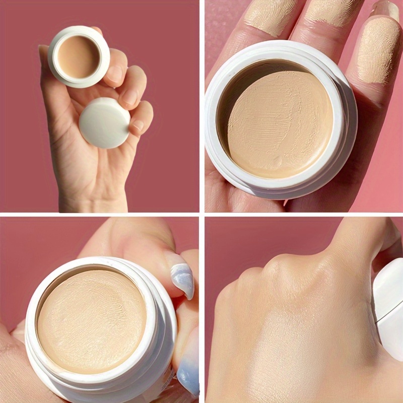 Set of 3 Waterproof Full-Coverage Concealer Creams for Dark Spots and Tattoos, Natural Finish